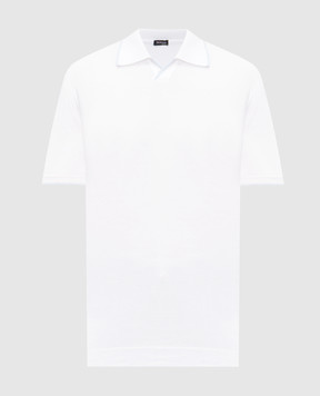 Kiton Біле поло UMK0457