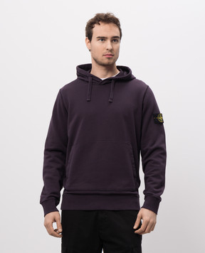 Stone Island Фиолетовые худи с логотипом логотип K1S156100045S0051