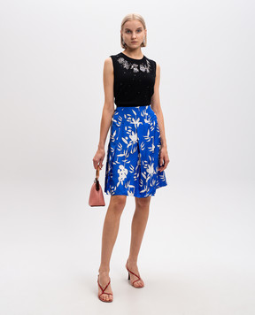 Marc Jacobs Черный топ из кашемира с пайетками и кристаллами. K51675801