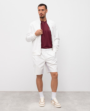 Brunello Cucinelli Бордовый лонгслив с логотипом логотип MW8571885T