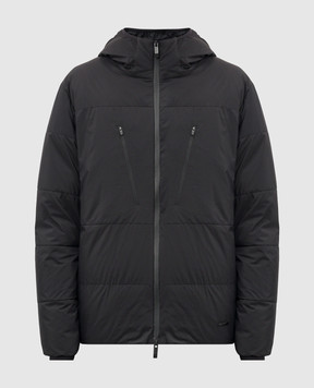 Moncler Черная пуховая куртка Hutte J20911A00052597WI