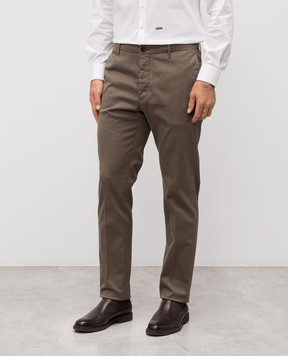Peserico Штани кольору хакі R54699L107960