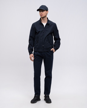 Stone Island Синяя куртка с патчем логотипа K1S154100026S00F1