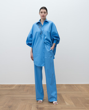 Ermanno Scervino Сині штани D462P303BQP