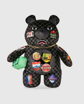 Sprayground Дитячий сірий рюкзак GLOBAL MOGUL MONEYBEAR 910B6528NSZ