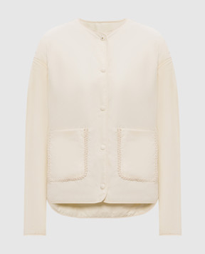Moncler Бежева куртка Nevers K10931A00143598GQ