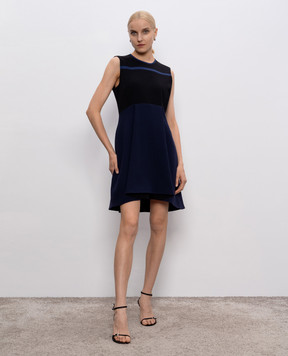 Victoria by Victoria Beckham Синее платье мини 401