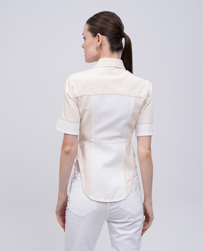 Max Mara Sportmax Бежева джинсова сорочка QUARTO QUARTO