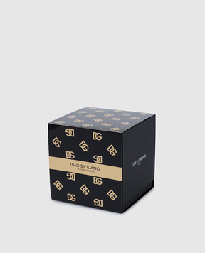 Dolce&Gabbana Свеча с ароматом сицилийского тимьяна в стеклянном подсвечнике TCC159TCAG3