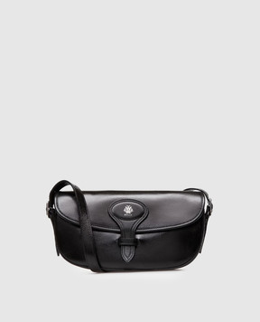 Bally Чорна шкіряна сумка-месенджер Beckett WAS02ZVT769