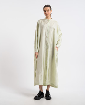 Jil Sander Зелена сукня-сорочка з шовком J40CT0195J70003