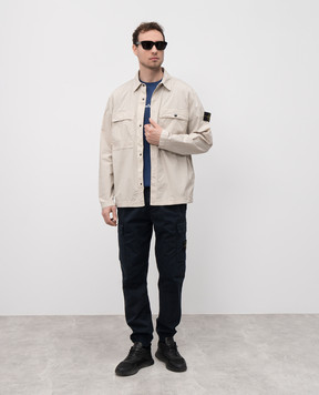 Stone Island Синяя футболка с логотипом K1S1521002RCS0153