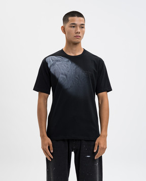 Maison Margiela MM6 Чрна футболка Spotlight SH2GC0028M20048