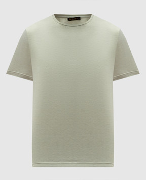 Loro Piana Зелена футболка Soft з шовком FAF6128