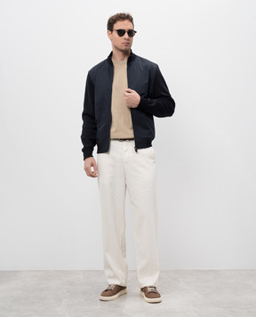 Canali Бежевий джемпер MK00145C0012