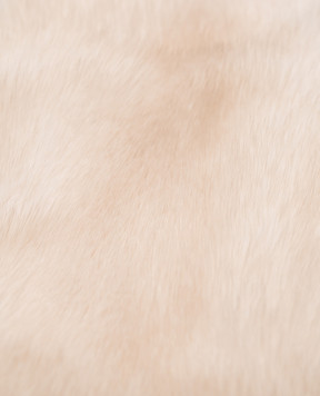 Florence Mode Бежеві подовжені мітенки з хутра норки MANICOTTOVISPERLANATUR