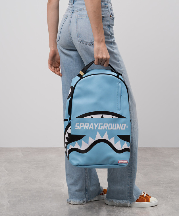 Ryu&Saki様 Sprayground - Детский синий рюкзак SMASH LOGO GHOST DLXSV