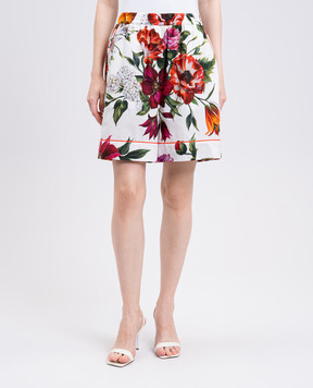 Dolce&Gabbana Белые шорты в принт FTAM7THS5TQ