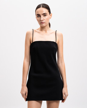 Alexander Wang Чорна сукня міні з вовни 1WC1256735