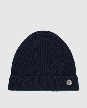 Bertolo Cashmere Синяя шапка из кашемира 500019000005
