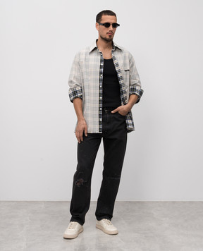 Maison Margiela MM6 Двухсторонняя рубашка в клетку SH2DT0016M35444