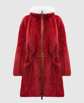 Yves Salomon Army Двухсторонняя шуба из меха норки F52890N33X