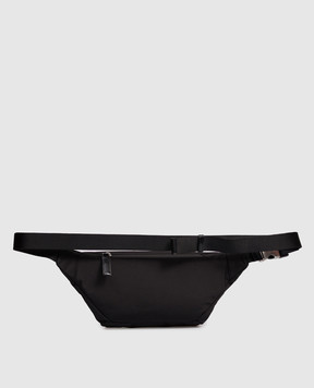 Trussardi Чорна поясна сумка з логотипом Z593E005970NMBM01M01