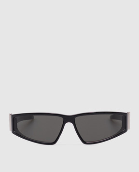 Alexander McQueen Черные очки Y2k с логотипом 821645J0752