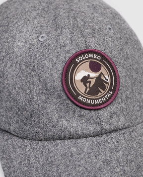 Brunello Cucinelli Дитяча сіра кепка з вовни B038PW330C