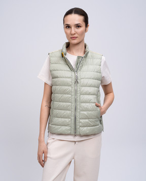 Parajumpers Зеленый пуховой жилет JANNAH 25SPWPUCY33