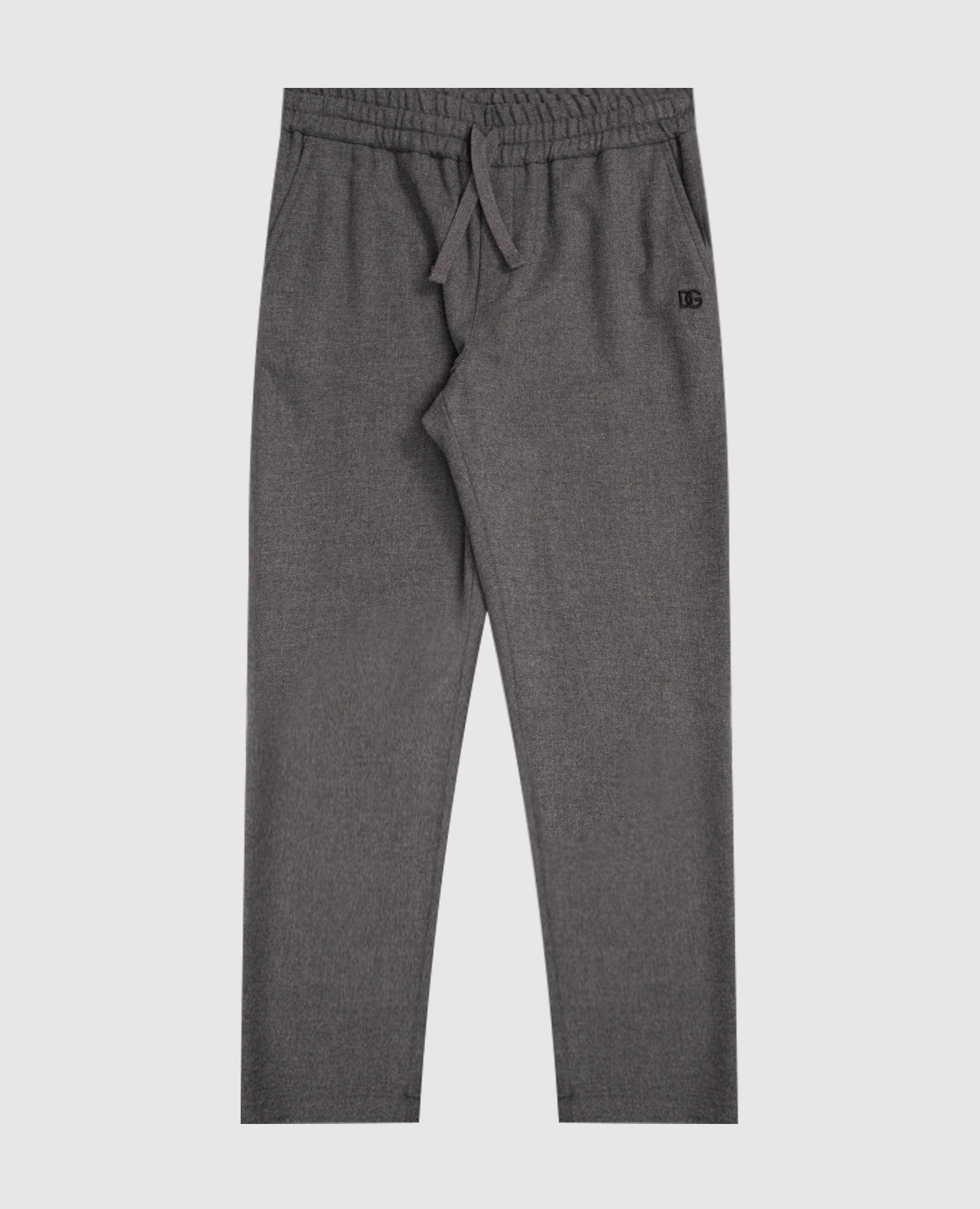 

Детские серые брюки с шерстью, Серый, Повседневные брюки casual