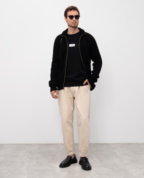 Maison Margiela MM6 Черный кардиган SH0AM0028M13039