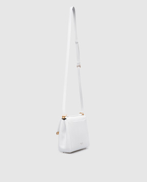Dolce&Gabbana Біла шкіряна сумка крос-боді Marlene BB7726A3G19