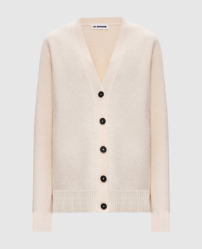 Jil Sander Бежевый кардиган из шерсти J01HP0002J14603