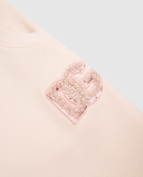 Dolce&Gabbana Дитячі рожеві джогери з логотипом L5JPG9G7PKQ