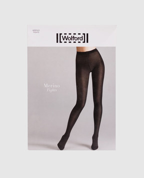 Wolford Черные колготки Merino с шерстью 11310