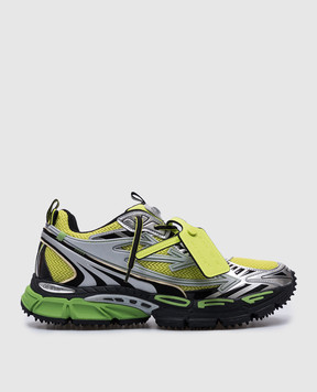 Off-White Зелені кросівки Be Right Back з логотипом OMIA295S25FAB001