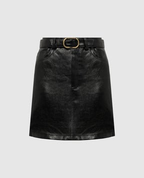 Twinset Чорна спідниця міні з логотипом 242TP2071