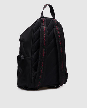 Off-White Чорний рюкзак з принтом логотипа OMNB123S25FAB003