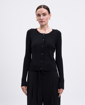 Twinset Чорний кардиган в рубчик 252LI3BBB