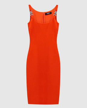 Versace Помаранчева сукня-футляр 10164101A12825
