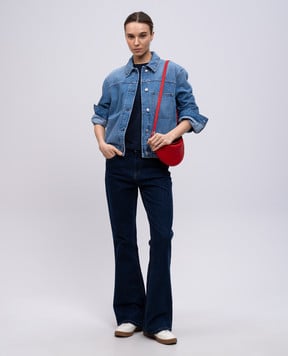 Woolrich Синя джинсова куртка CFWWOS0122FRUT4065