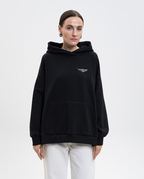 Givenchy Черные худи с принтом логотипа BWJ04TP75N