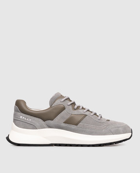 Bally Сірі замшеві кросівки Outline MSK0CJSU038