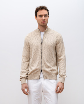 Canali Бежевый кардиган MK02266C1105