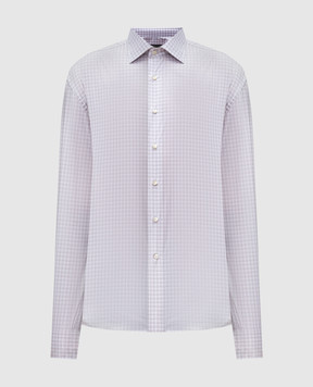 Canali Біла сорочка в клітинку GD03459CCLX018