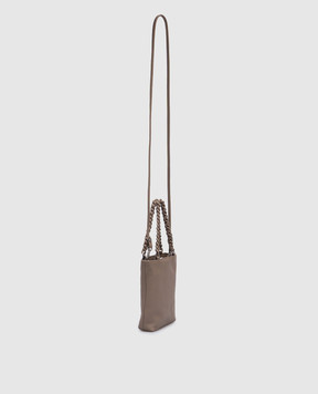 Gianni Chiarini Бежевая кожаная сумка Camilla BS9590COMMGRN