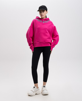 Palm Angels Розовые худи с принтом логотипа PMBB058S25FLE002w