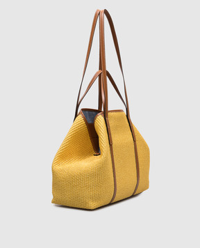 Gianni Chiarini Желтая сумка-тоут SUPERLIGHT BS10356CSTDNM
