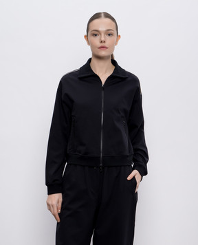 Brunello Cucinelli Черная спортивная куртка с цепочкой мониль ML946FB716